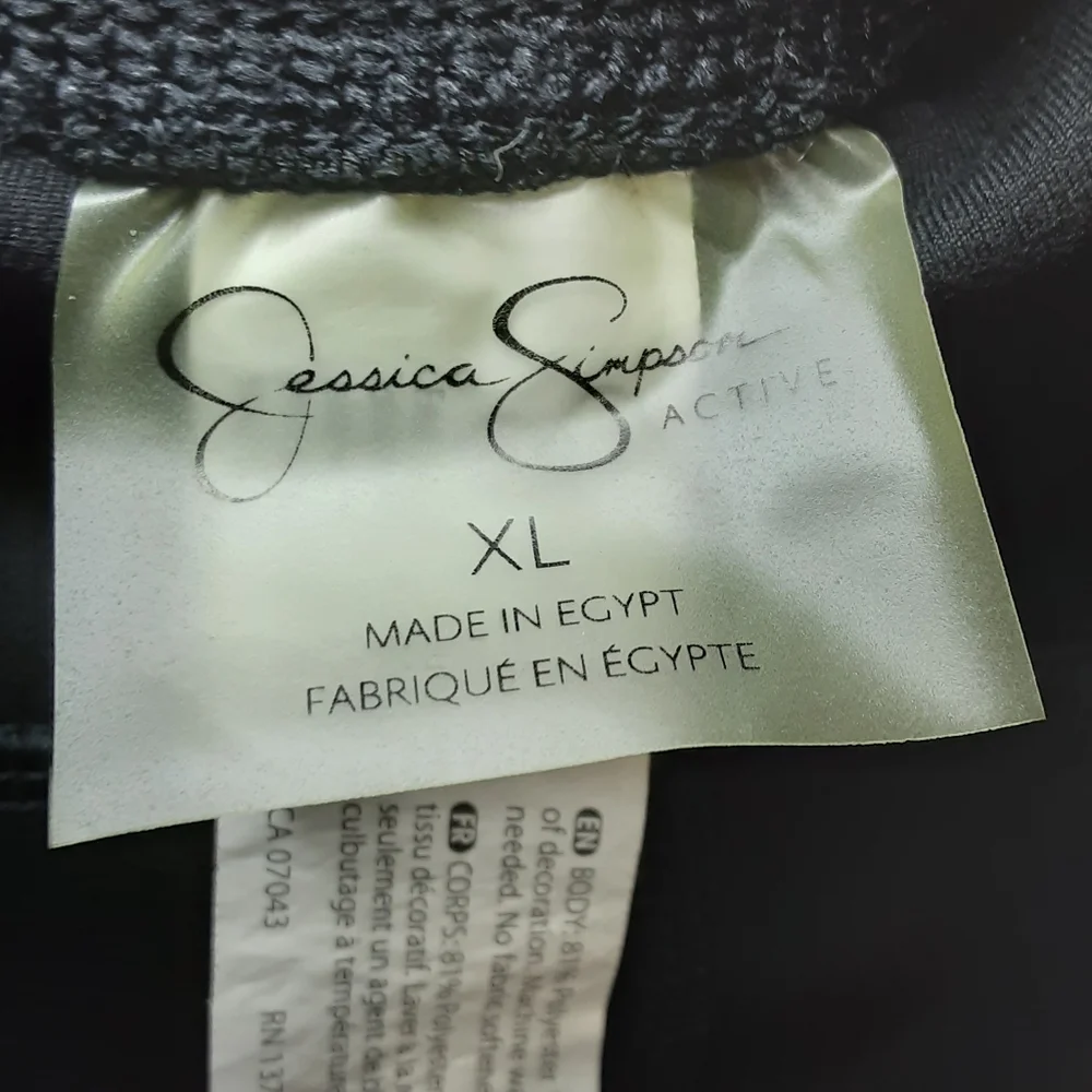 Jessica Simpson Acute Yoga Pants Black - Picture 4 of 6
